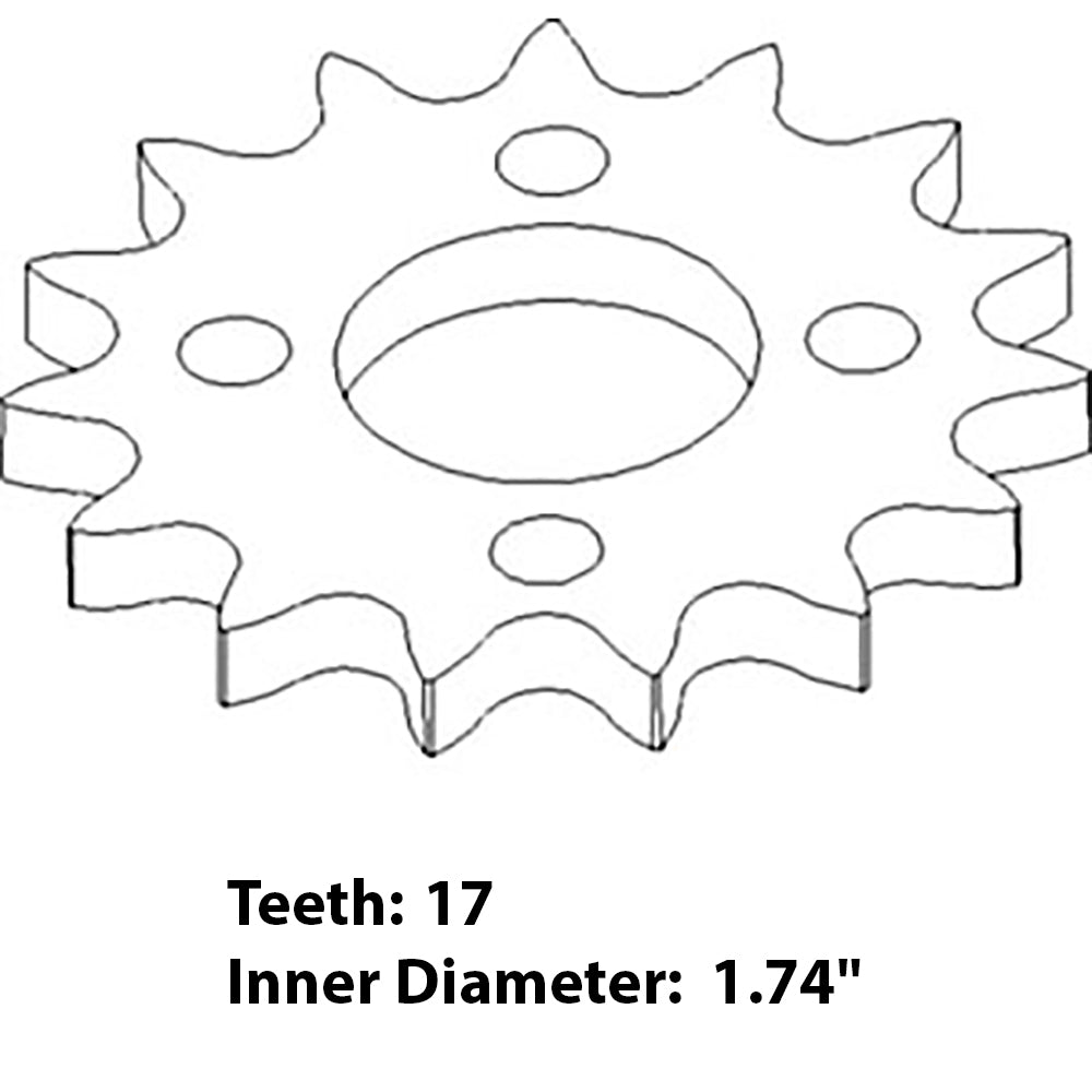 125990A1 Auger Drive Sprocket Fits Case IH 1010 1020 Platforms