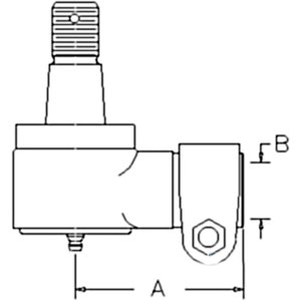 Power Steering Cylinder End (MFWD) Fits Case IH 7230 7120 Fits International