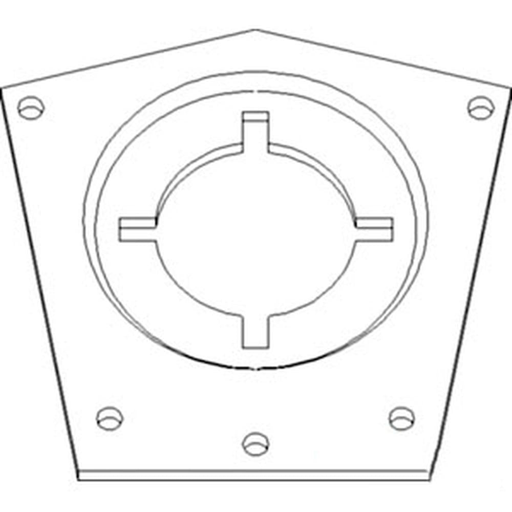 WN-1302221C1-PEX Shafts, Jack, Retainer Fits International/CaseIH 1440 1460 1470