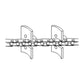 1303114C91 Return Grain Elevator Chain Fits Case IH 1420 1440 1460 1470 1480