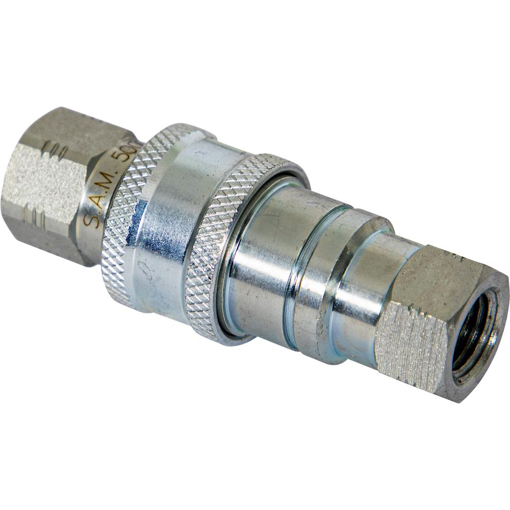 1304028C 1/4 IN NPT COUPLER WITH FEMALE HOSE AND MALE BLOCKREPLACES MEYER 15848C