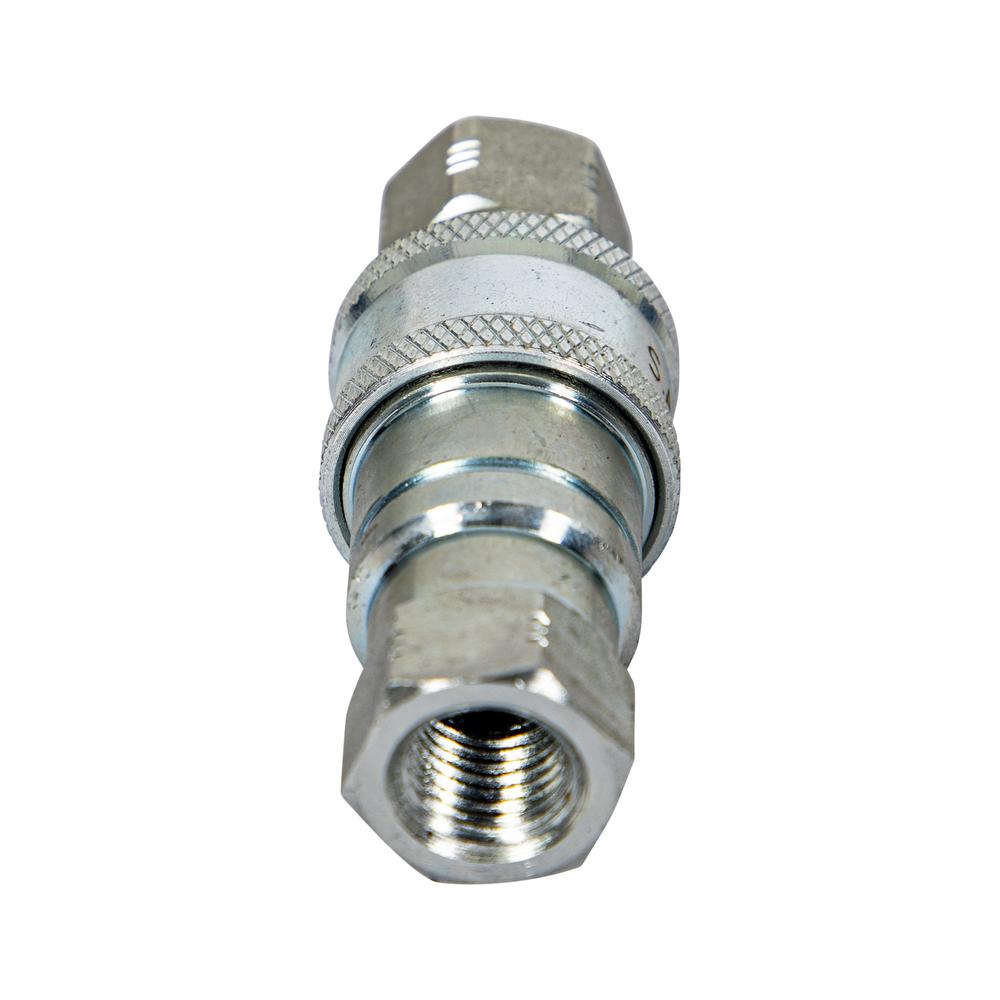 1304029 -FEMALE COUPLER 3/4-16 VALVE BLOCK SIDE-REPLACES MEYER #22294