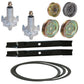 Deck Rebuild Kit with Mulching Blades Fits Husqvarna Replaces 000000532134149