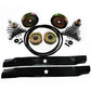 Fits Craftsman Fits Husqvarna DYT4000 Deck Rebuild Kit Spindle Blades Pulleys