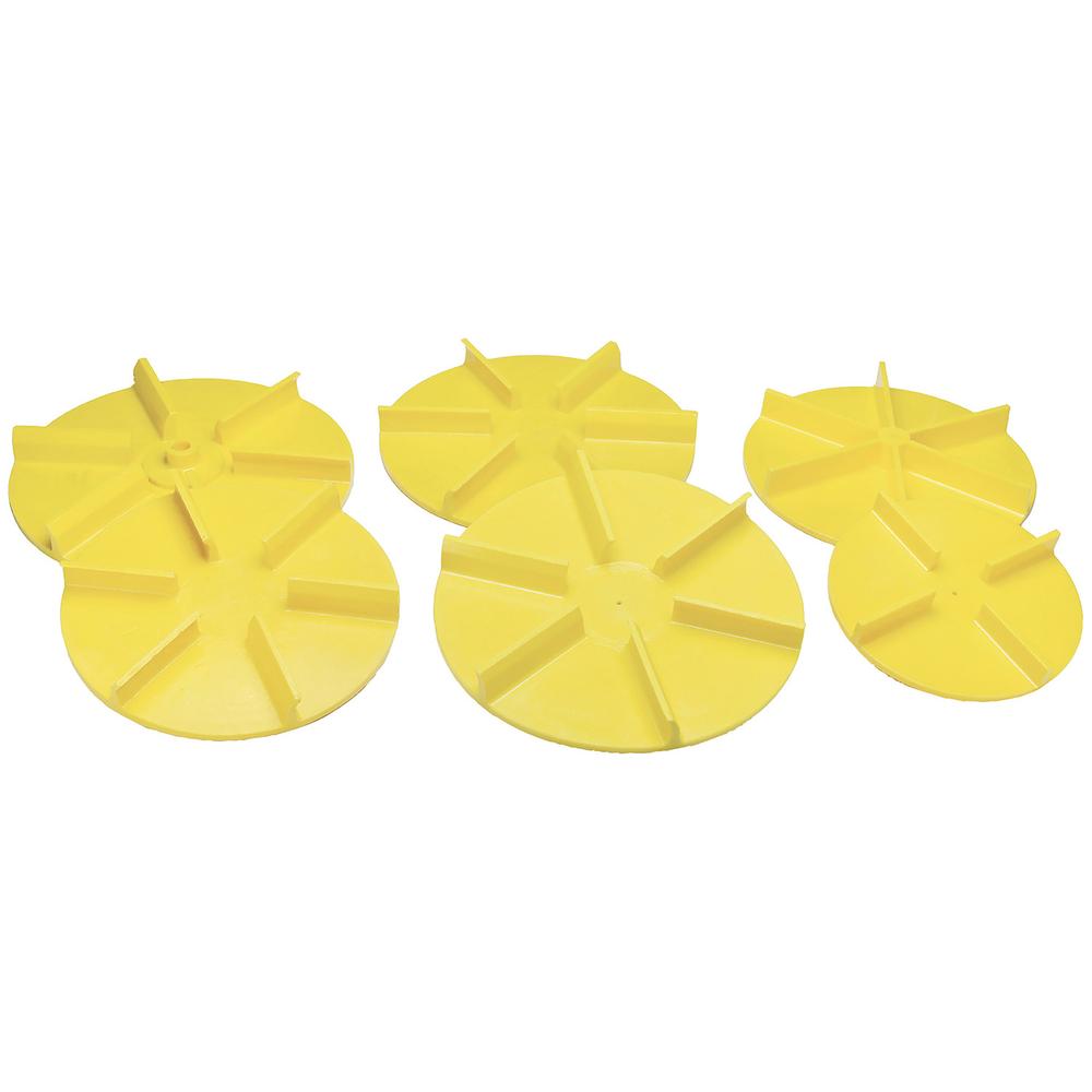 1308900 UNIVERSAL YELLOW POLY SPINNER 18 IN DIAMETER COUNTERCLOCKWISE