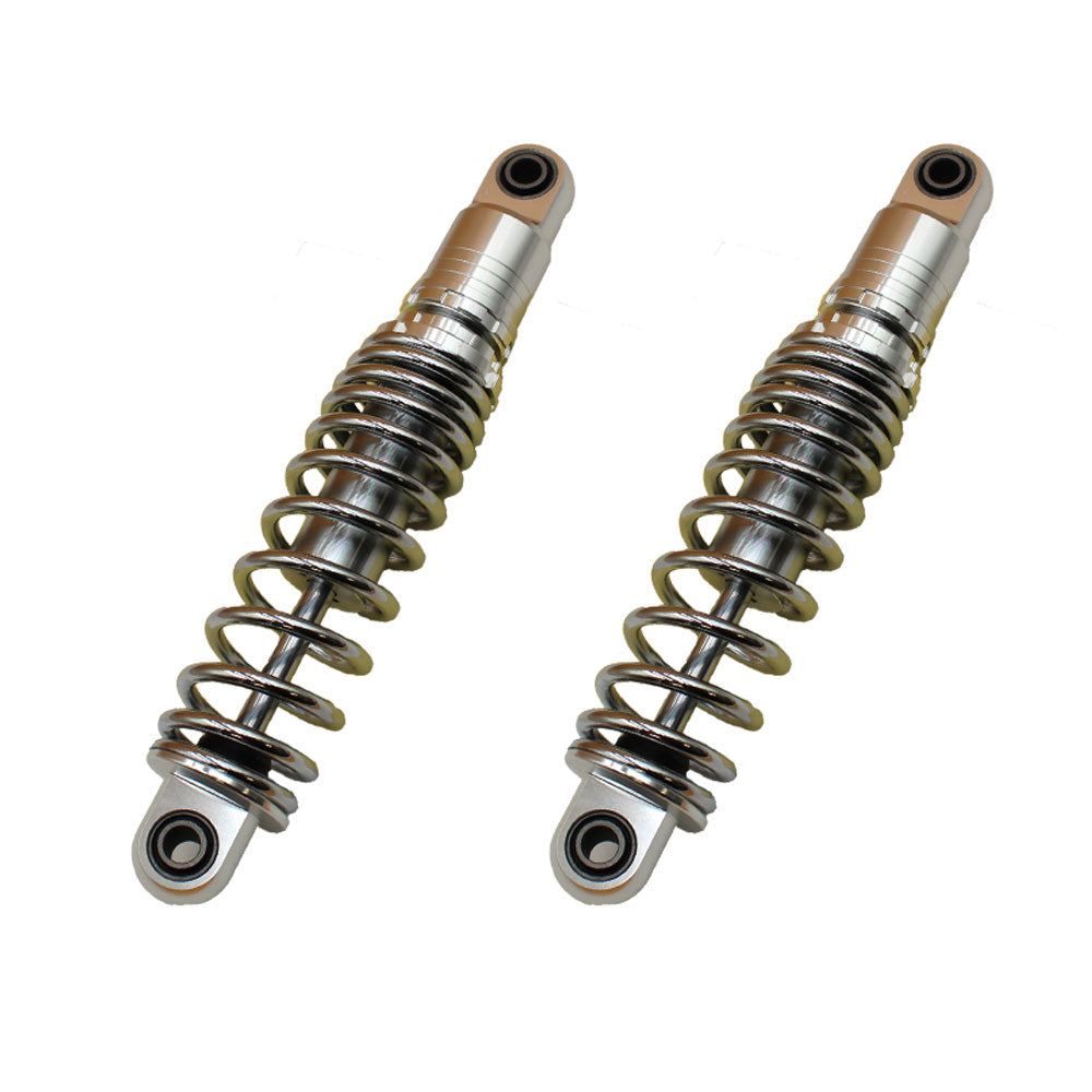 13" Inch Lowering Chrome Shocks for Harley Davidson Replaces Drag Specialty