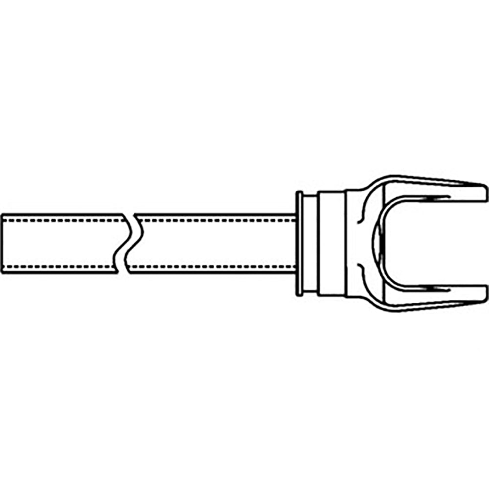 A-11001248-AI Yoke & Tube Assembly with 1-1/4" x 1-3/8" Tube