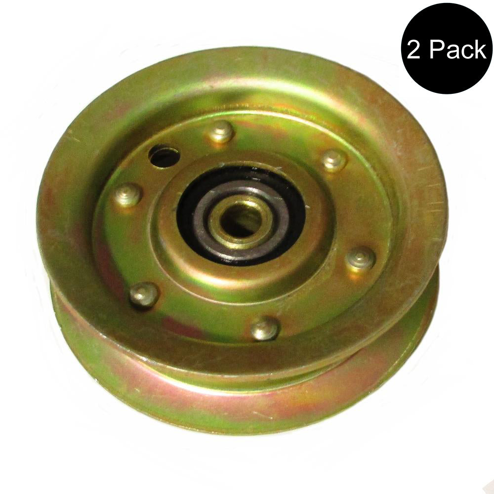 Qty 2: Flat Idler Pulley Fits Poulan Replaces 104360X
