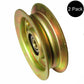 Qty 2: Flat Idler Pulley Fits Craftsman Replaces 104360X