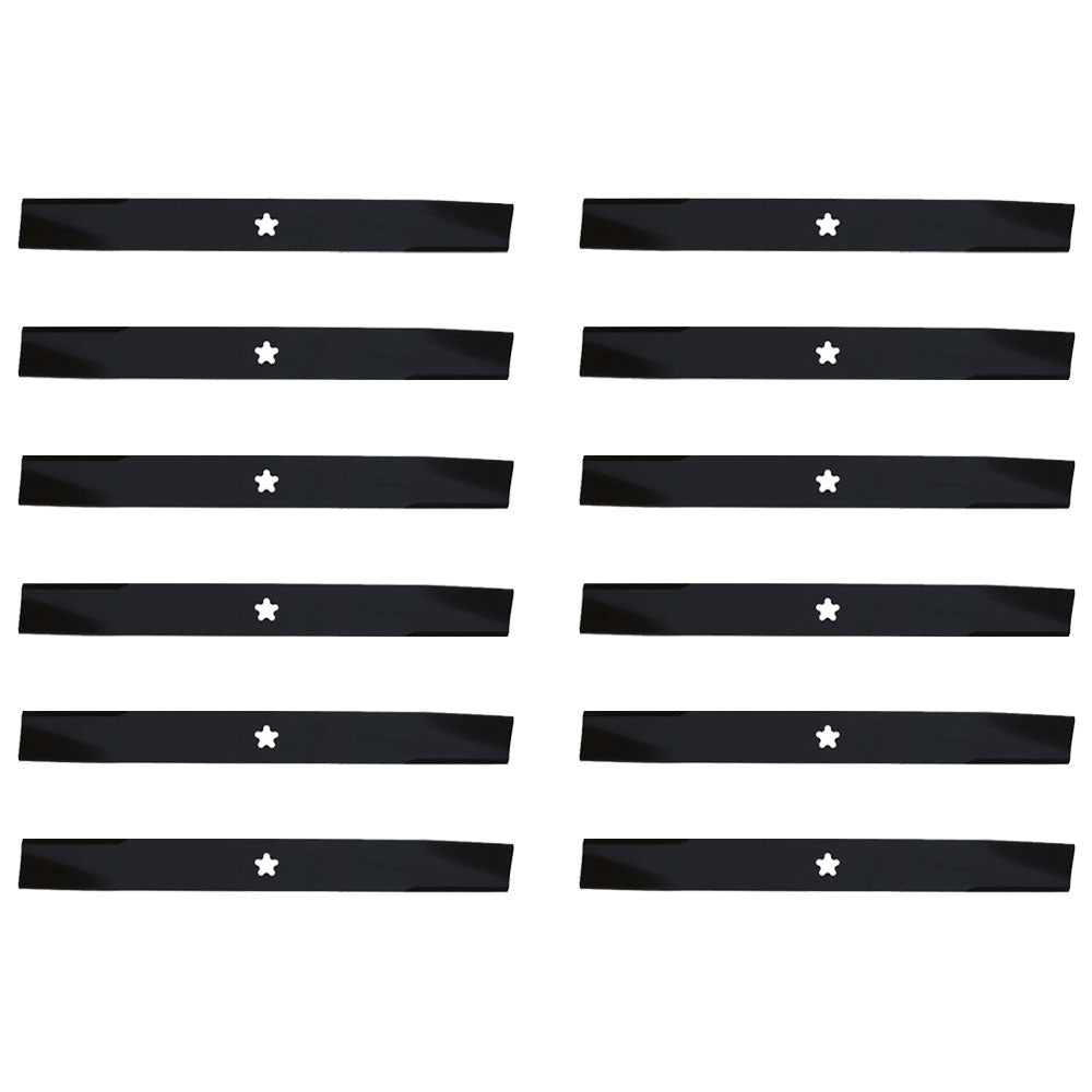 Qty 12: Heavy Duty Blade Fits Husqvarna Replaces 532134149