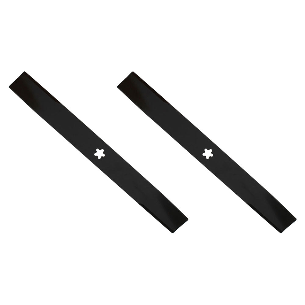 Set of 2 Blades 5-Point Star Fits 42-in Deck Replaces AYP Fits Craftsman 134149