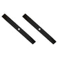Two (2) Heavy Duty Blades For 42" Deck Fits Craftsman LT1000 Fits Husqvarna