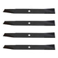 4 Pack 21 Length Mulching Blade Fits Craftsman 134149 Riding Lawn Tractor Mower"