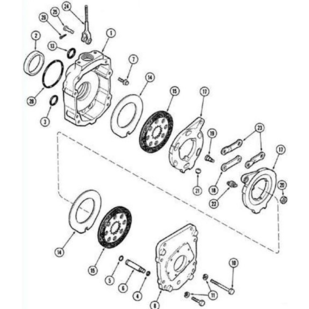 Brake Disc Fits Hough Replaces 1342285C1