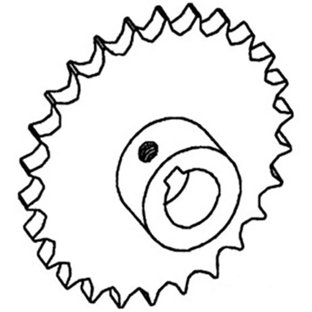 WN-1345472C1-PEX Elevator, Tailings, Drive Sprocket Fits International/CaseIH
