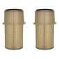 Qty 2: Outer Air Filter Fits Baldwin Replaces 161-WA-258