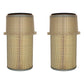 Qty 2: Outer Air Filter Fits Sumitomo Replaces BRP0218