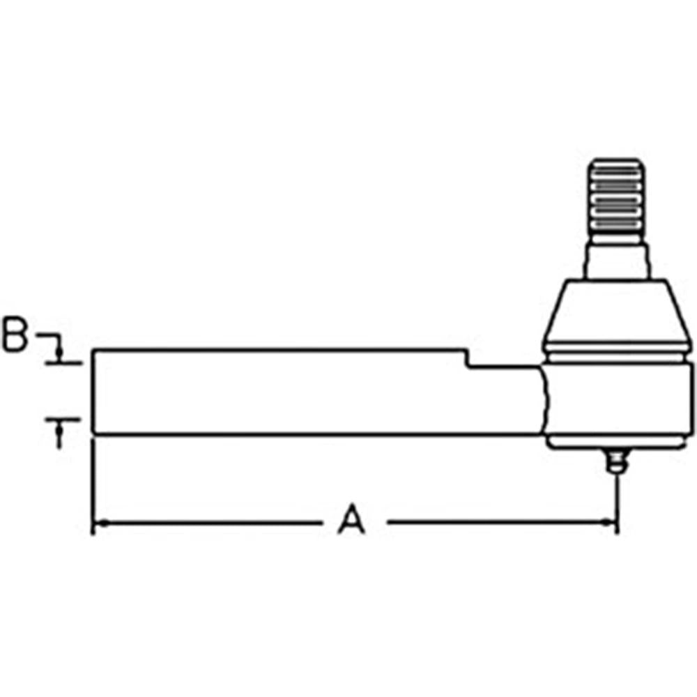 Tie Rod - Mechanical Front Wheel Drive Economy Right Hand