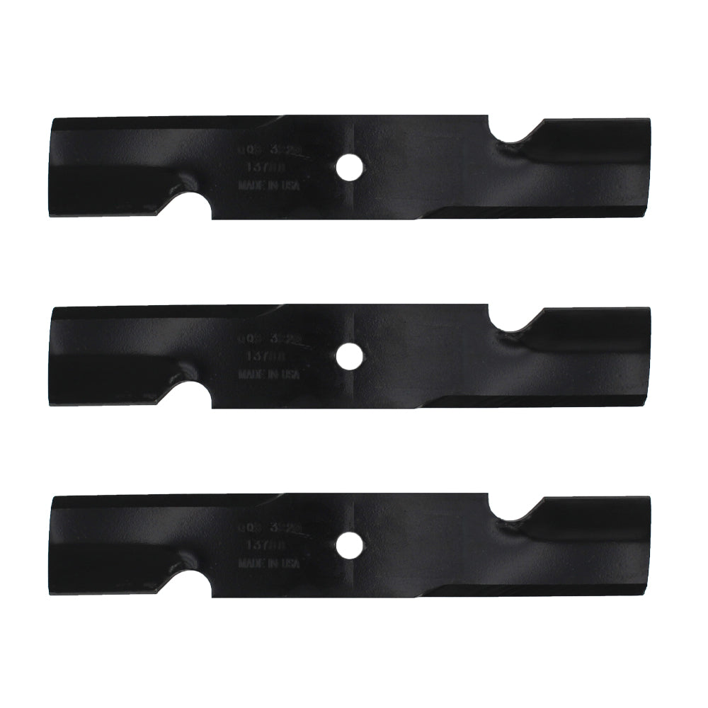 13788 423029 Set of 3 High Lift Blades Length 14-1/4" Each Fits Encore Mowers