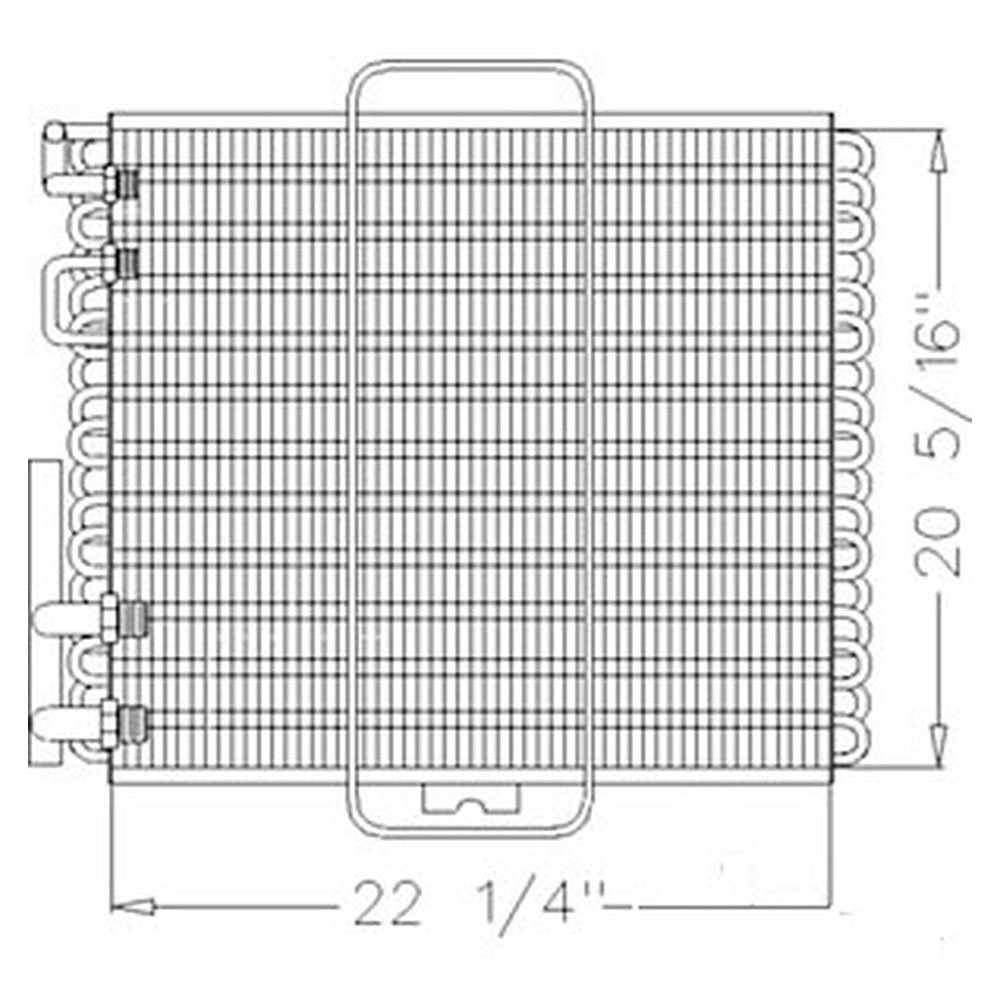 139870A1 New Oil Cooler Fits Case-IH Tractor Models MX100 MX110 MX120 +