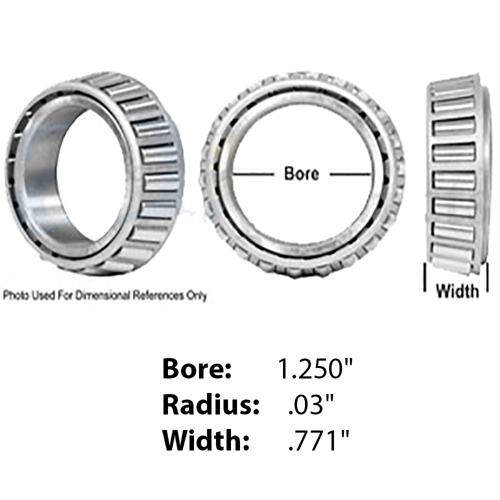Bearing Cone Fits Case/International Harvester Replaces 14124-TIM