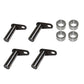 Bucket Lift Arm Pin 1429091 & Bearing Sleeve 6K4148 8Pc. Kit Fits CAT 257D 277B