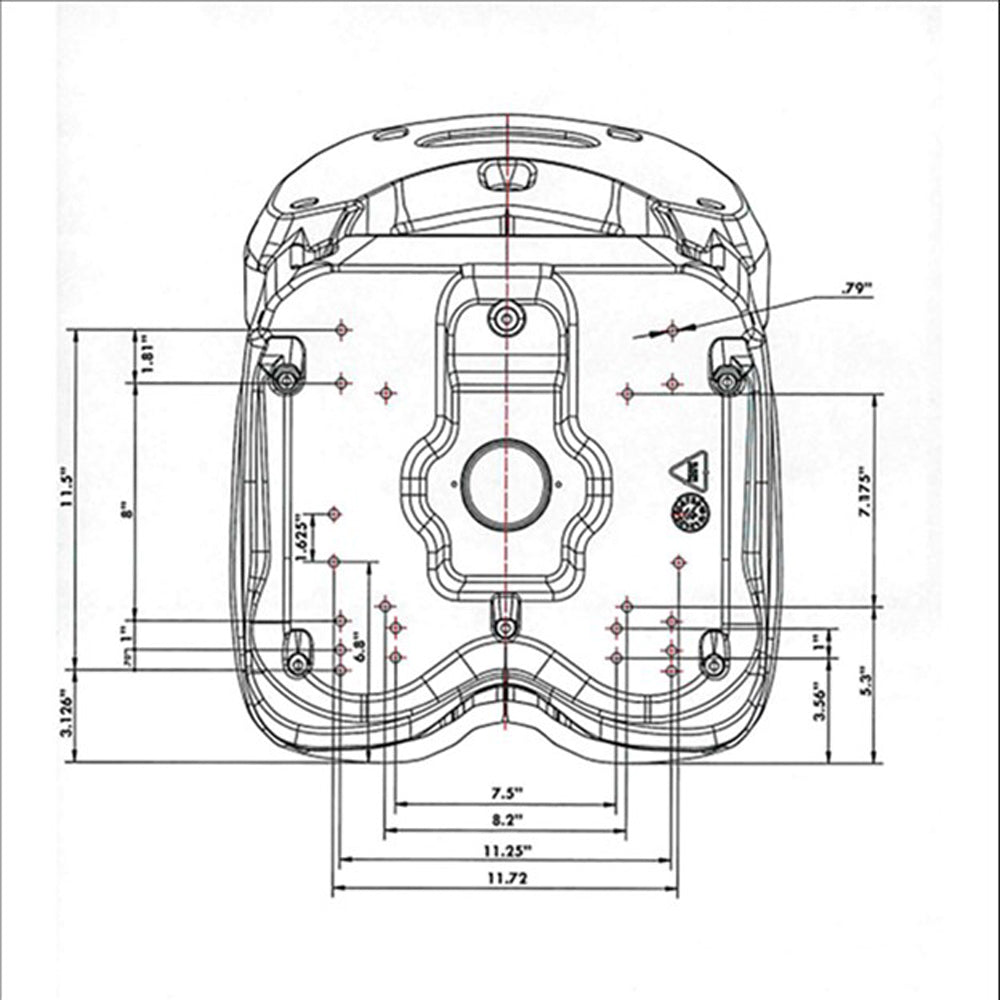 One New Aftermarket High-Open-Back Seat w/ Gray Vinyl Cover 145000GR