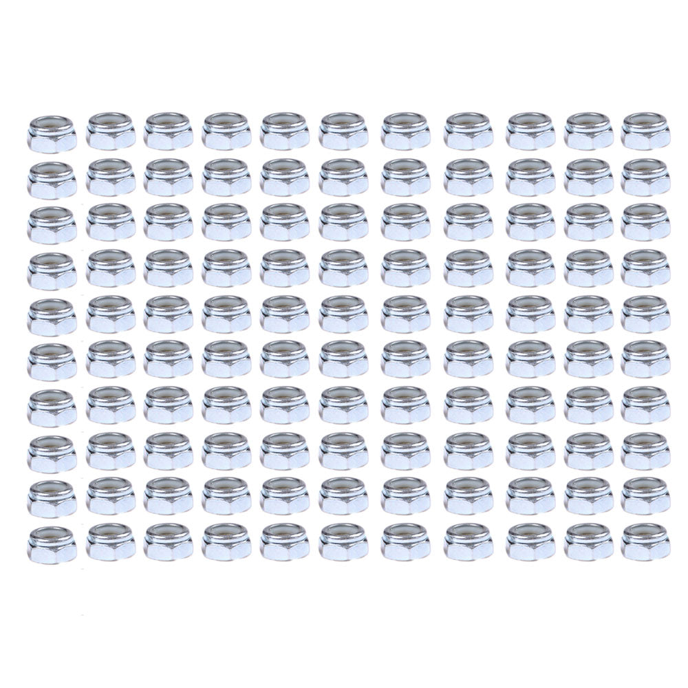 Qty 100: Hexagonal Lock Nut - M8 Fits John Deere Replaces 14M7166