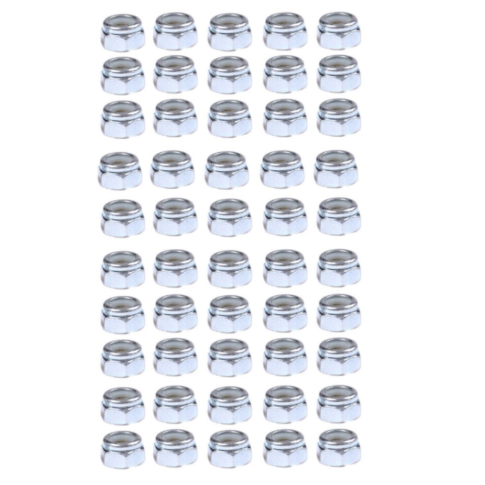 Qty 50: Hexagonal Lock Nut - M8 Fits John Deere Replaces 14M7166