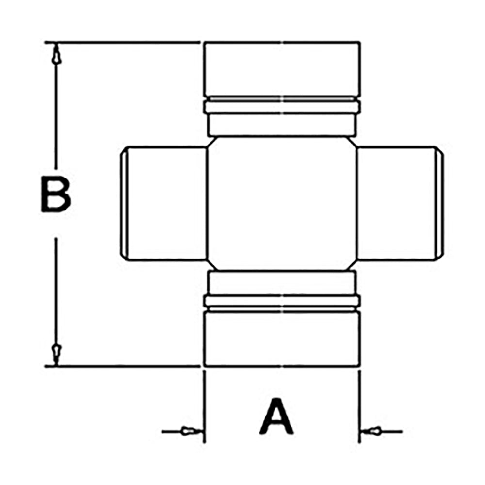Cross & Bearing Kit Fits Massey Ferguson Replaces 836514M91