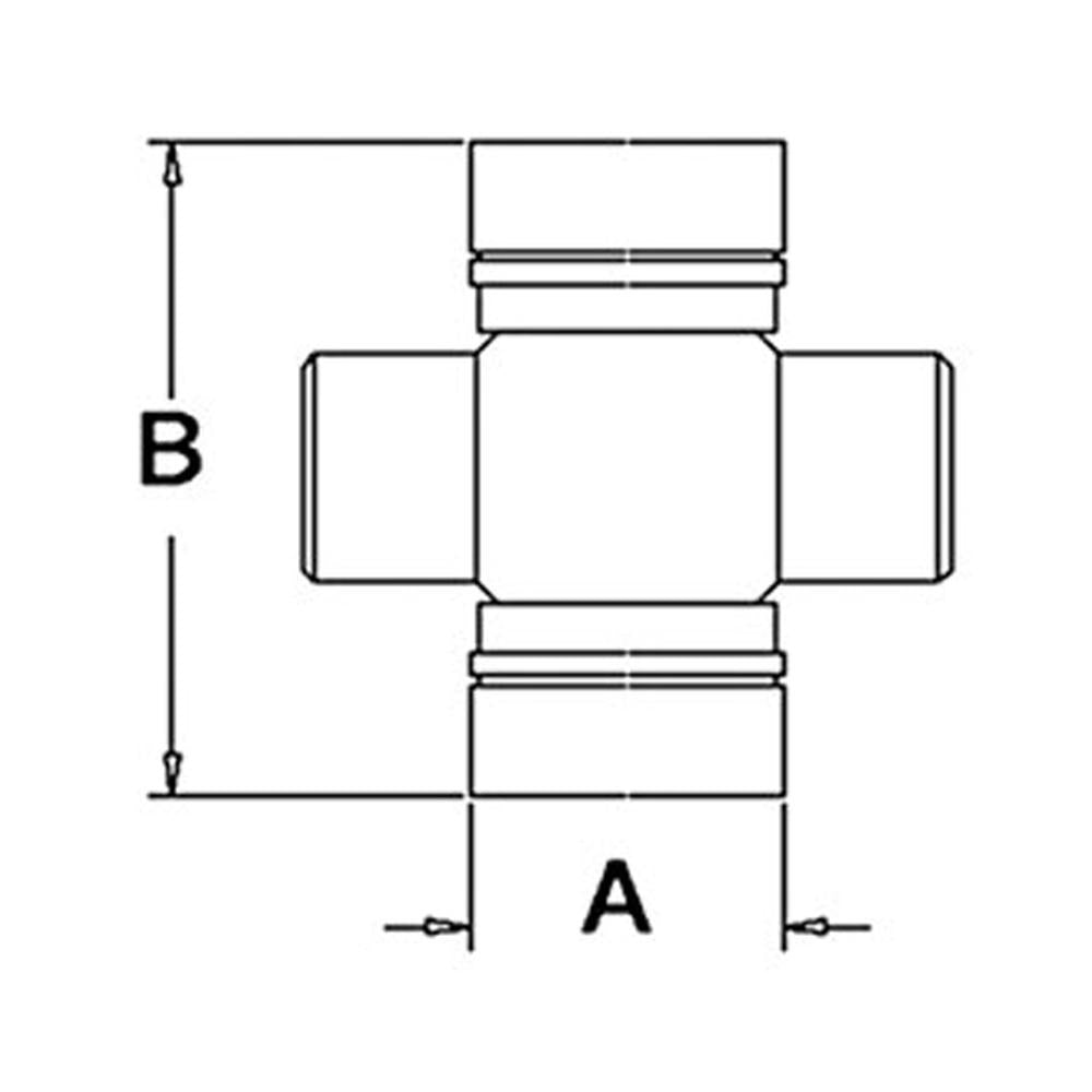 Cross & Bearing Kit Fits Massey Ferguson Replaces 836514M91
