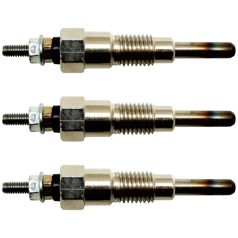 Set of 3 Glow Plugs Fits Kubota Tractors B5001 B5100 B6100 B7100 RC-15FD GV3240