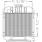 15262-72060 1526272060 Radiator Fits Kubota Compact Tractor Models B5100