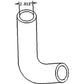 Lower Radiator Hose 15321-72850 Fits Kubota L225 L235 L245 L245H L275 L285