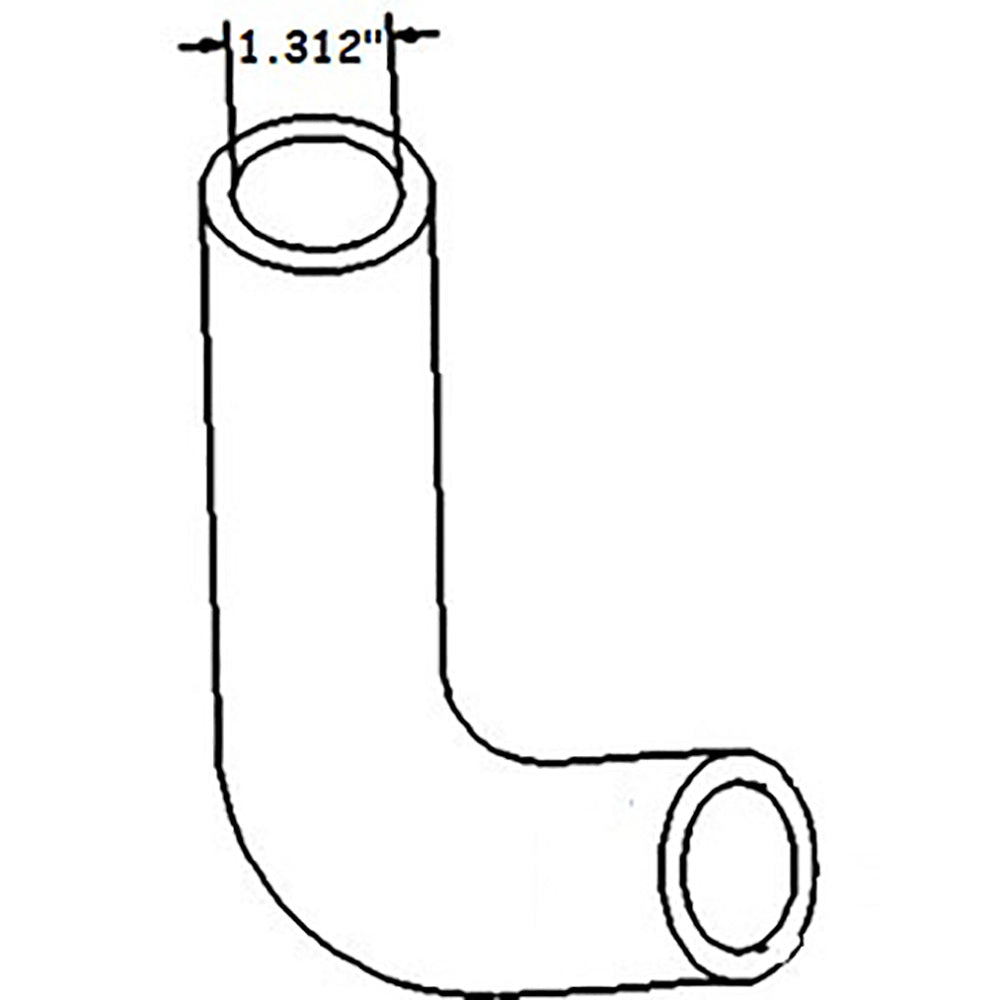 Lower Radiator Hose 15321-72850 Fits Kubota L225 L235 L245 L245H L275 L285