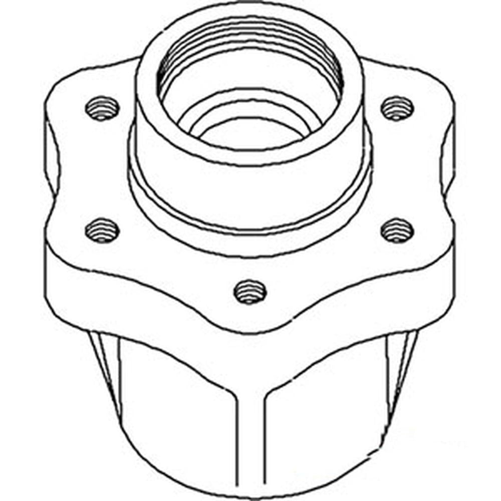 1533896C1 New Front Wheel Hub Fits Case-IH Tractor Models 5120 5130 +