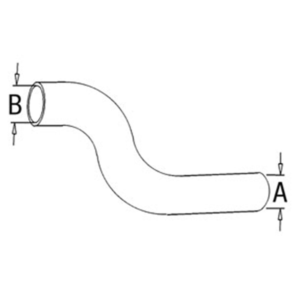 Upper Radiator Hose Fits Case/International Harvester Replaces 1536489C1