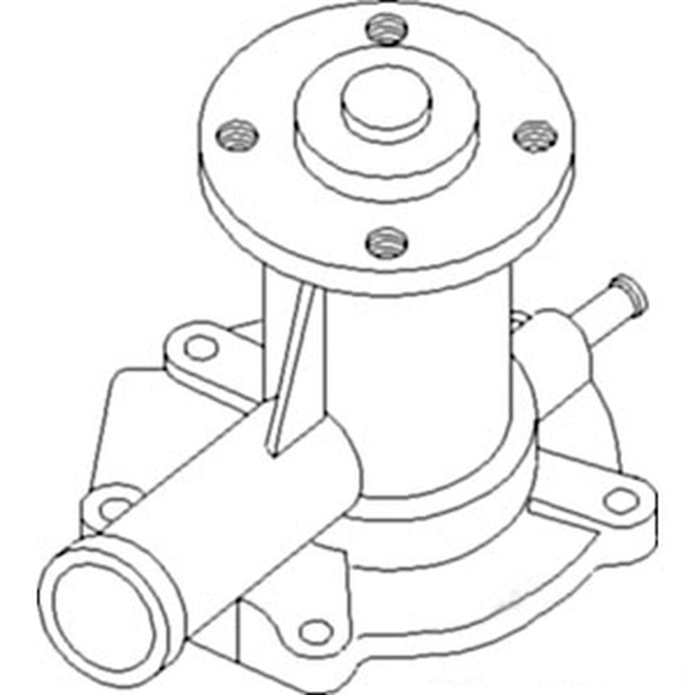 New WATER PUMP Fits Kubota D650