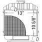 One New Radiator Fits Kubota B7100HST-DT B7100HST-E