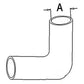 157434A New Top Radiator Hose for Oliver White 1650 1655 2-70 1850 2-78 4-78