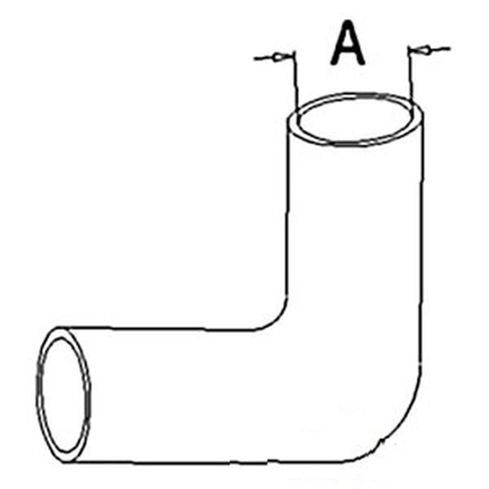 Radiator Hose - Upper fits White 2-70 fits Oliver 1600 1650 1655 157434A