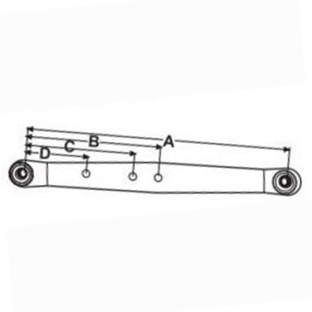 S.52650 Lower Link Lift Arm - Complete (Fits CAT. 1/1) Fits Kubota