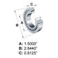 16150 New Tractor Tapered Roller Bearing Cone 1.5" Bore 2.844" OD .8125" Wide