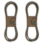5103392 Qty 2: Heavy Duty Deck Belt Fits Ferris Made with Aramid