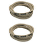 Qty 2: Heavy Duty Deck Belt 
 Fits Snapper Replaces 5103392 Made with Aramid