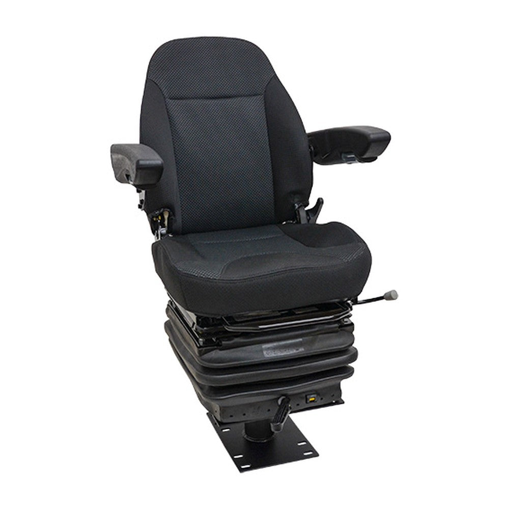 164-1203-E Cloth Economy Suspension Seat Assembly w/ Armrests Fits CAT 430D 432D