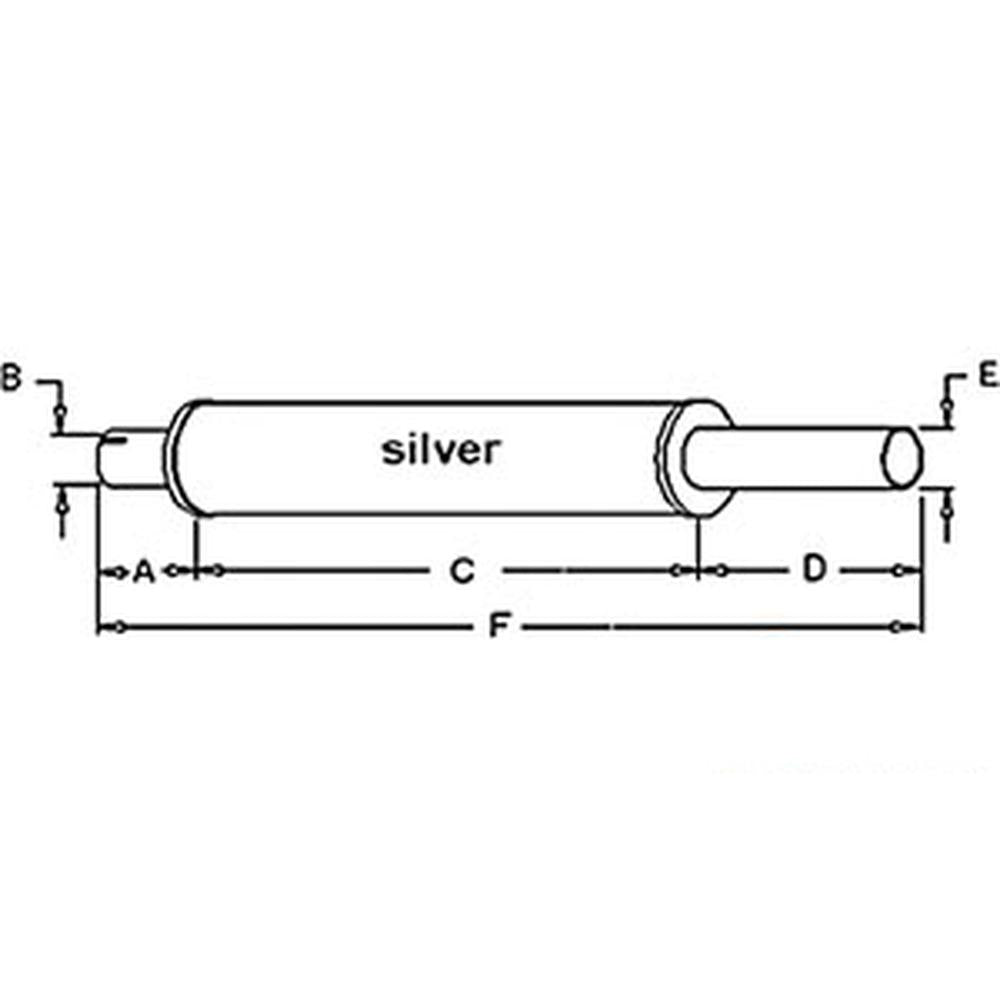 Muffler Fits White Replaces 100694A