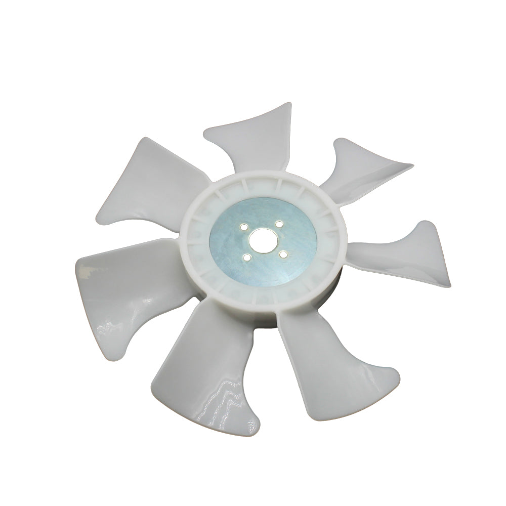 1666174110 Replacement Cooling Fan Blade 380mm 7 Blades Fits Kubota Models