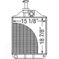 1669650M94 Radiator Fits MF 50E 265S 270 275 283 285 290 270UK 275UK 290UK 670 +