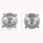 Pair of Headlights Fits Massey Ferguson Tractor 158 20D 50H 290 595